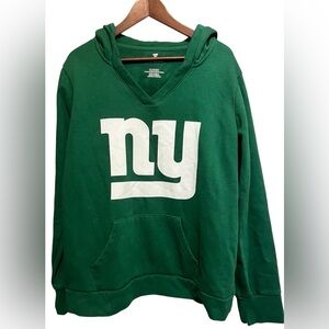 EUC FANATICS Women’s green New York NFL hoodie/ size 2X